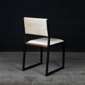 Shaker Side Chair - Palomino Cowhide & Bone Leather