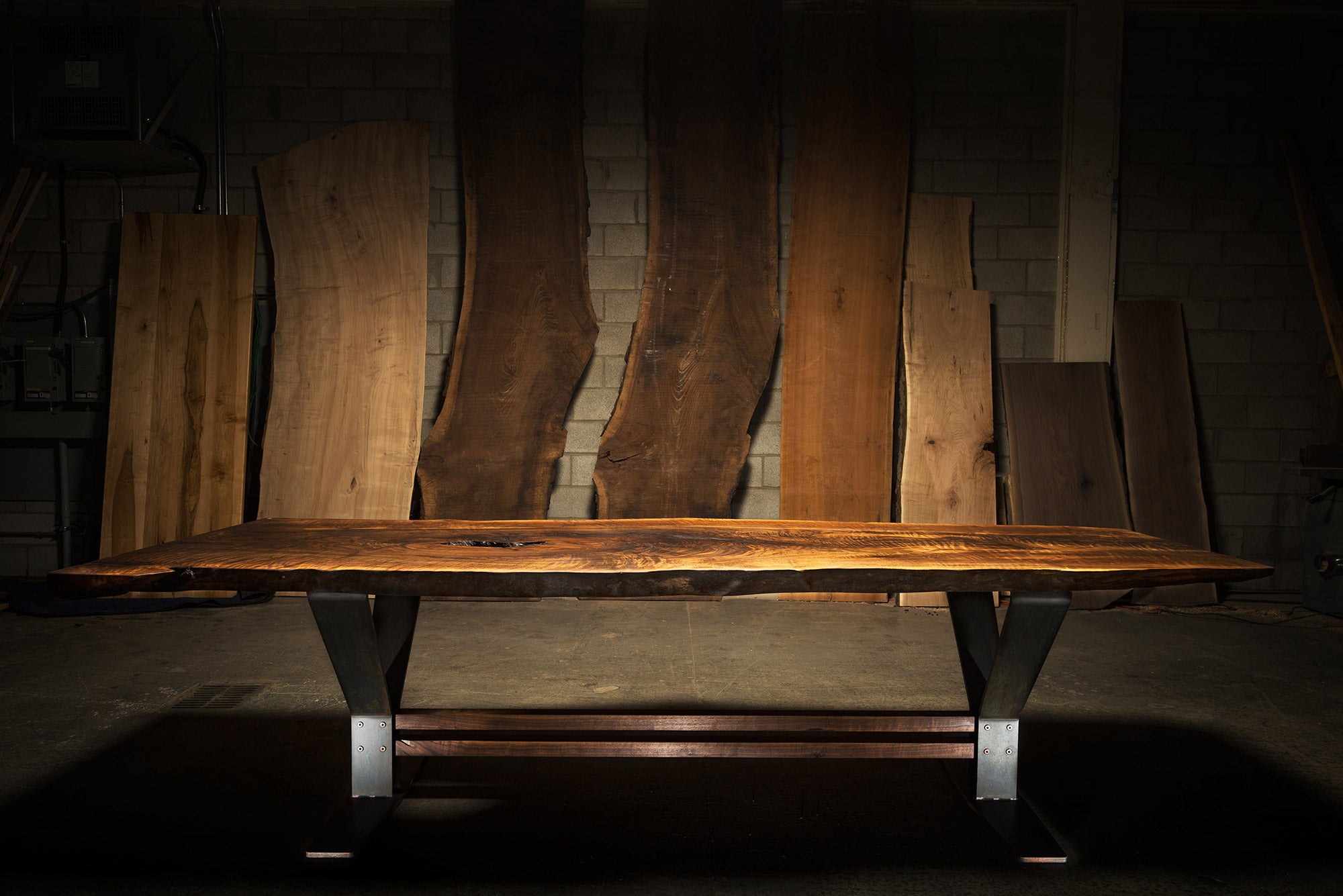 Bedford Dining Table (Live Edge)